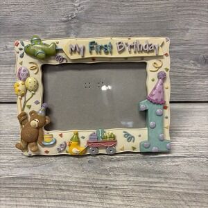 PHOTO FRAME "My First Birthday" 3-D for 4"x 6" Picture (E6)